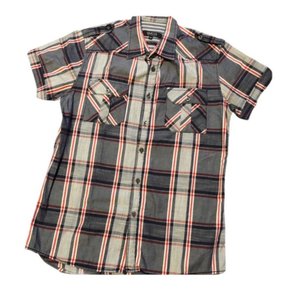 SMOG Plaid Button Up